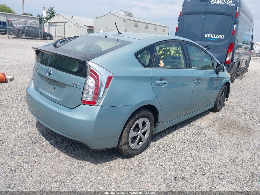 2012 TOYOTA PRIUS auction photo 4