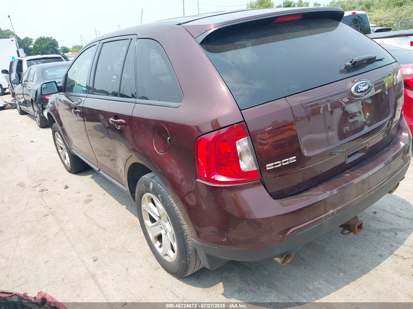 Vin: 2fmdk3jc5cba36643, lot: 46223571, ford edge sel 20123