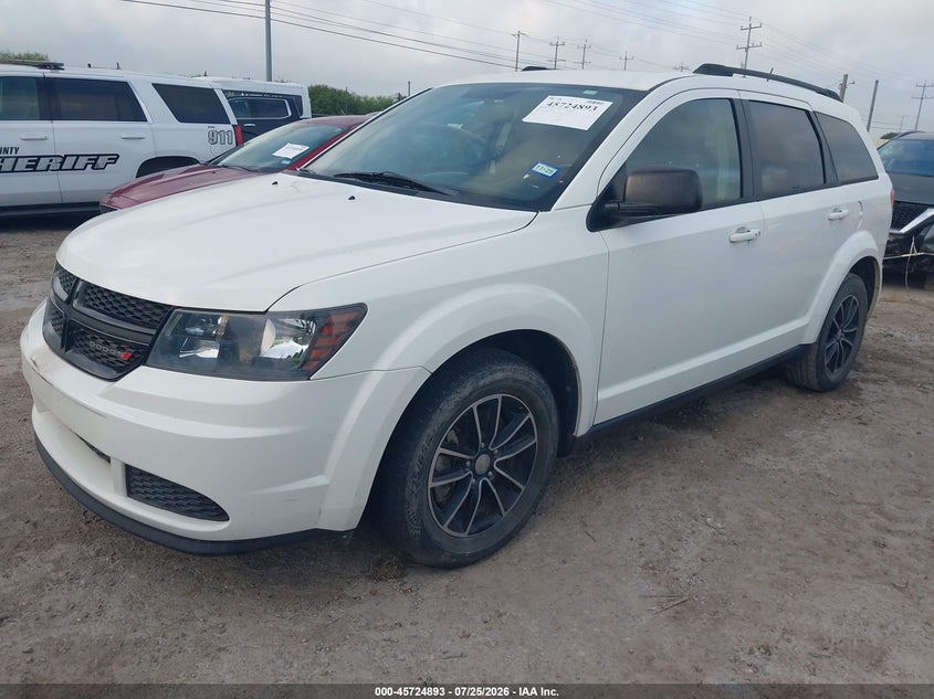 Vin: 3c4pdcab4ht581179, lot: 46223592, dodge journey se 20172