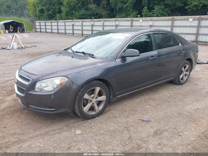 2011 Chevrolet Malibu, Right Rear, IAAI, VIN 1G1ZC5E15BF162583 — photo 2