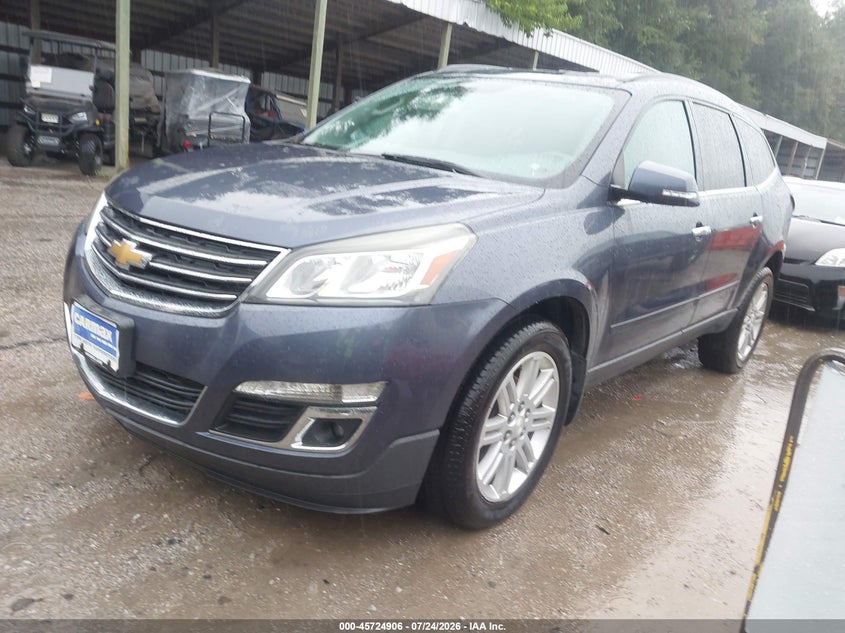 Vin: 1gnkrgkd7ej299051, lot: 46223605, chevrolet traverse lt 20142