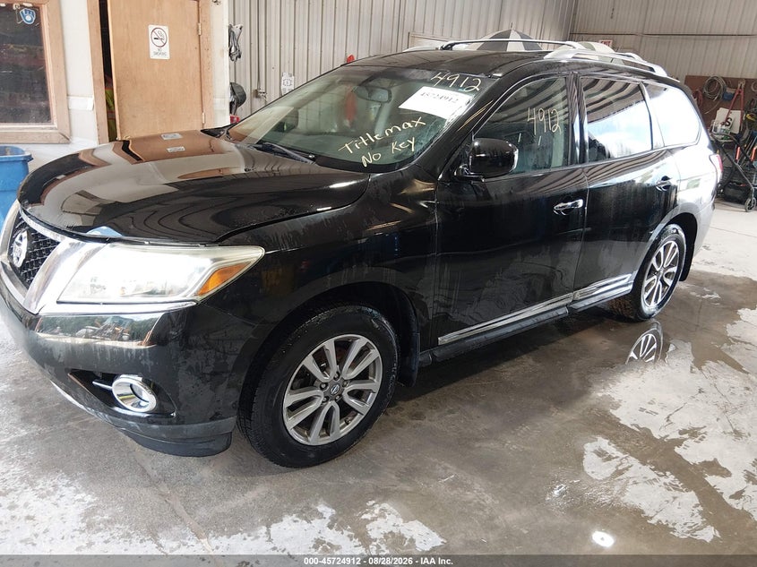 2014 NISSAN PATHFINDER auction photo 2