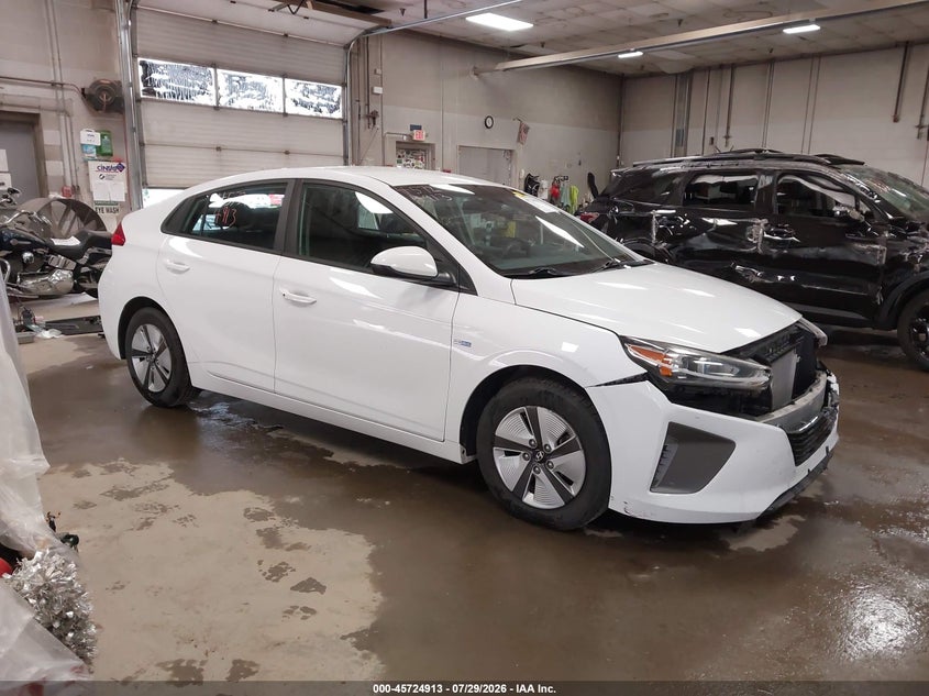 Vin: kmhc65lc0ku129085, lot: 46223612, hyundai ioniq hybrid blue 2019 img_1