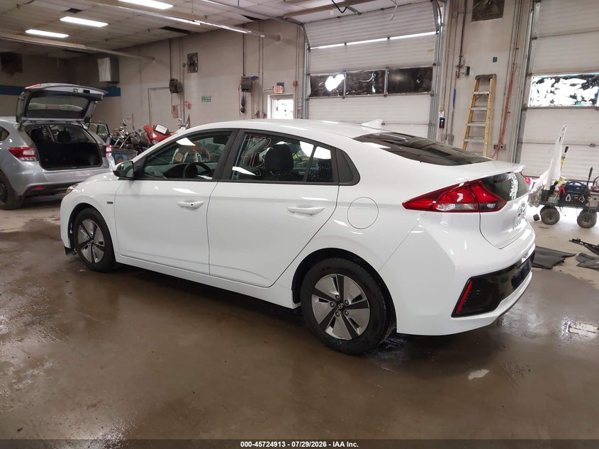 Vin: kmhc65lc0ku129085, lot: 46223612, hyundai ioniq hybrid blue 20193