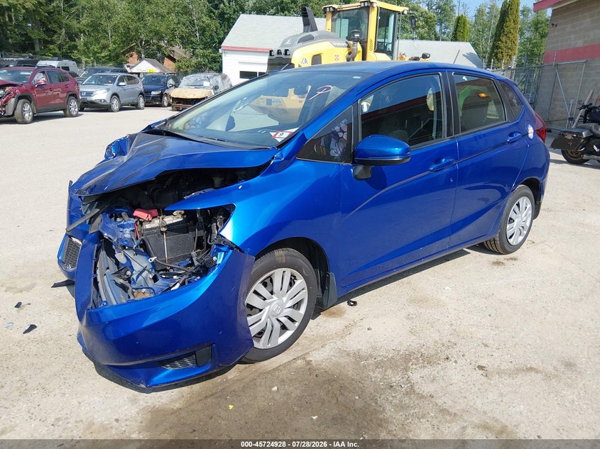 Vin: jhmgk5h56gx005290, lot: 46223627, honda fit lx 20162