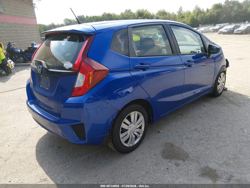 Vin: jhmgk5h56gx005290, lot: 46223627, honda fit lx 20164