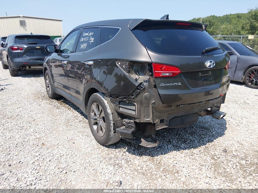 Vin: 5xyzu3lbxdg054674, lot: 46223676, hyundai santa fe sport 20133