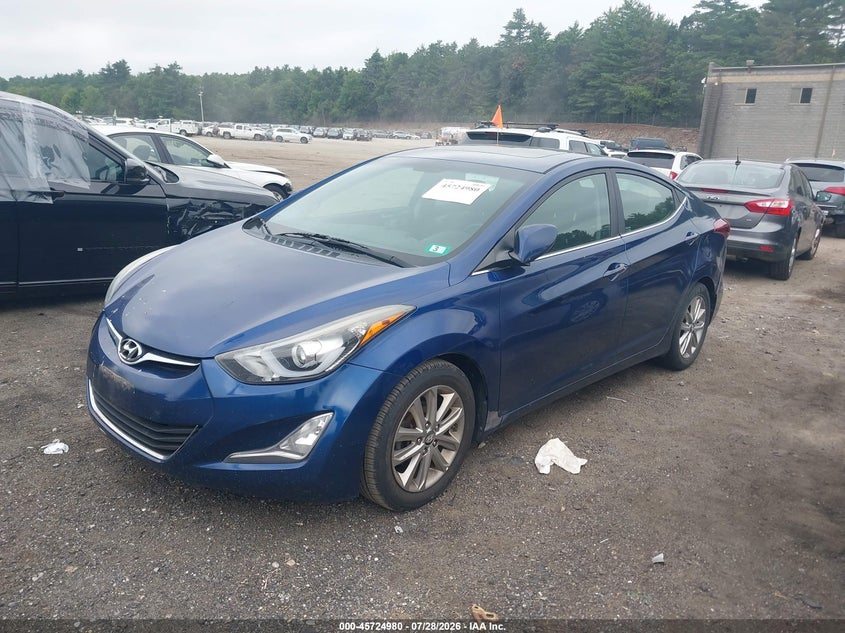 Vin: 5npdh4ae3fh554110, lot: 46223679, hyundai elantra se 20152