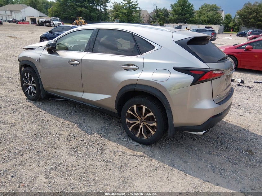 2015 LEXUS NX 200T auction photo 3
