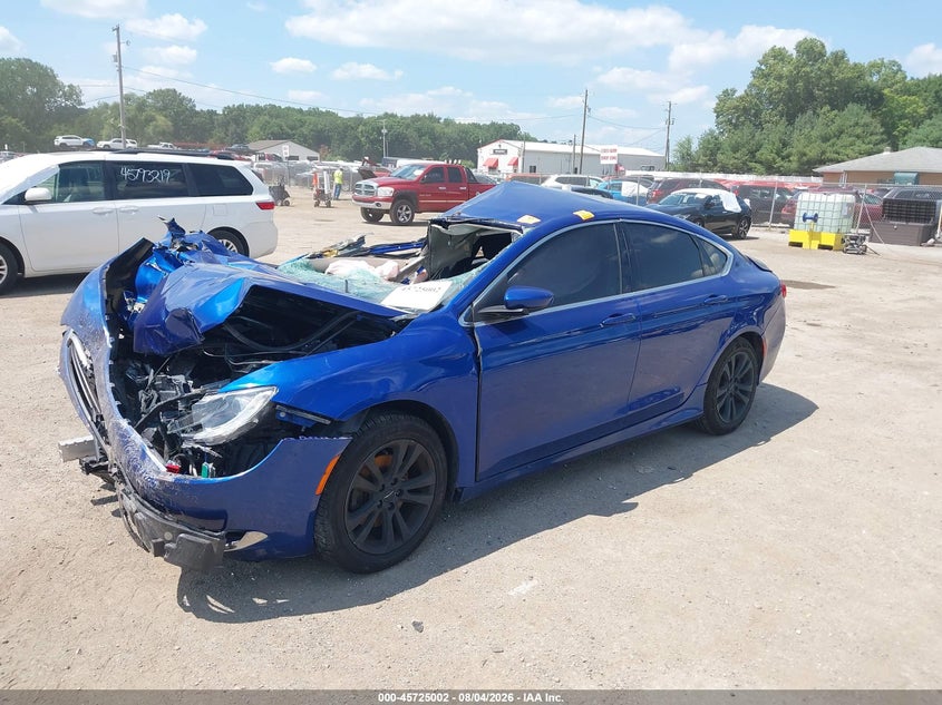 Vin: 1c3cccab2gn165622, lot: 46223702, chrysler 200 limited 20162