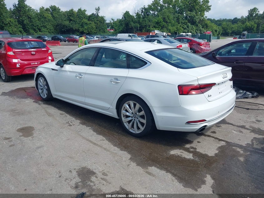 Vin: wauancf5xja103641, lot: 46223704, audi a5 2.0t premium 20183