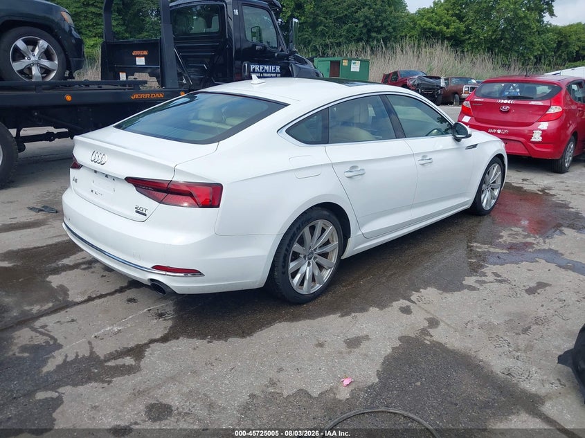 Vin: wauancf5xja103641, lot: 46223704, audi a5 2.0t premium 20184