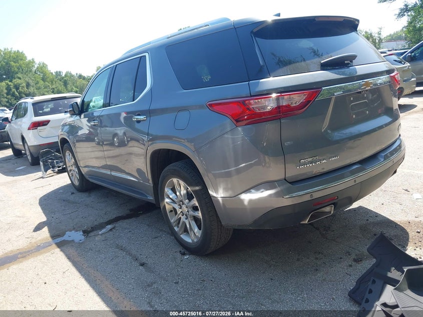 Vin: 1gnevnkw3lj250263, lot: 46223715, chevrolet traverse awd high country 20203