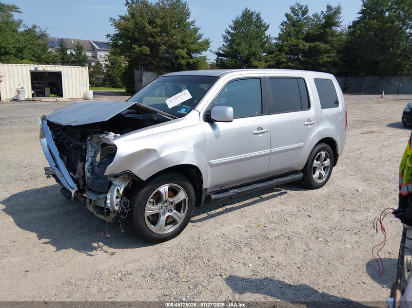 Vin: 5fnyf4h58cb070960, lot: 46223725, honda pilot ex-l 20122