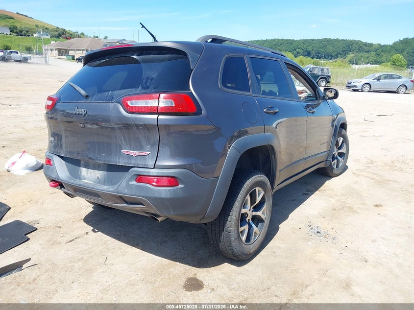 Vin: 1c4pjmbs3fw563437, lot: 46223727, jeep cherokee trailhawk 20154