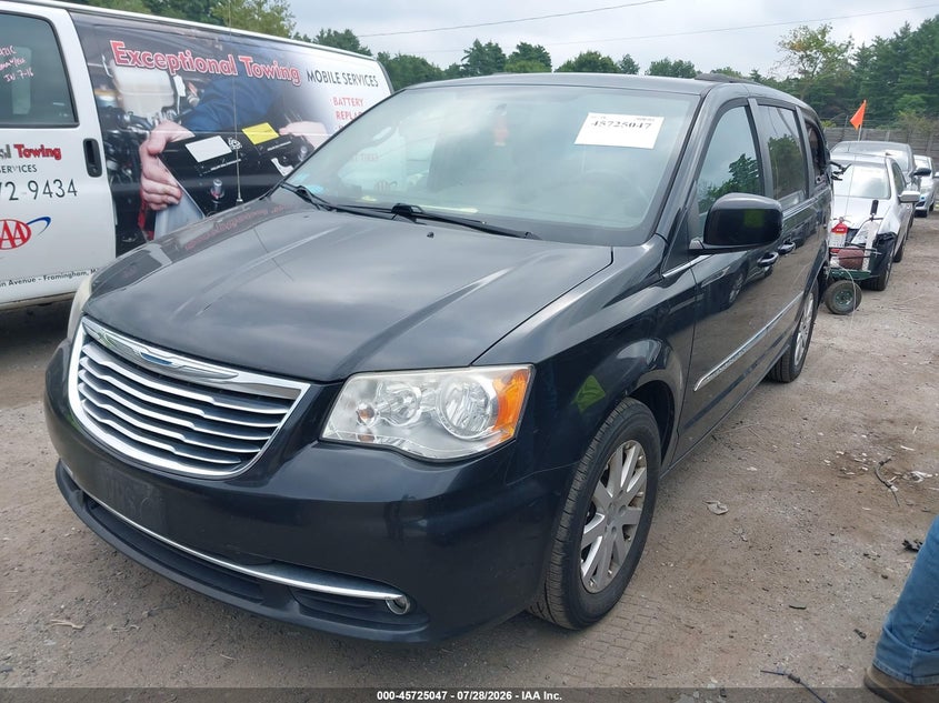 Vin: 2c4rc1bg9er113652, lot: 46223746, chrysler town & country touring 20142