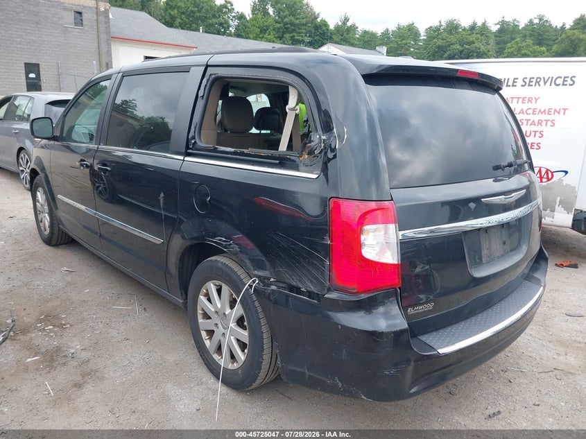 Vin: 2c4rc1bg9er113652, lot: 46223746, chrysler town & country touring 20143