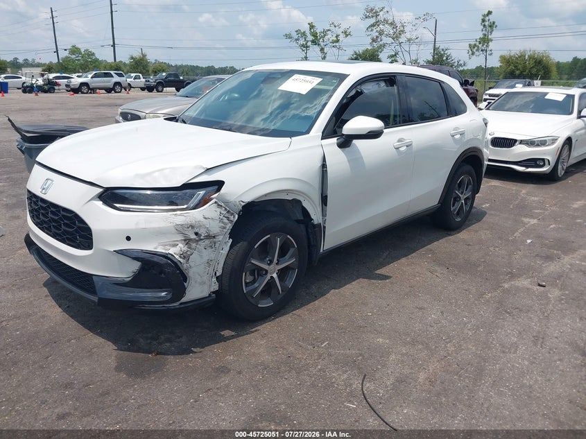 Vin: 3czrz1h7xpm700324, lot: 46223750, honda hr-v 2wd ex-l 20232