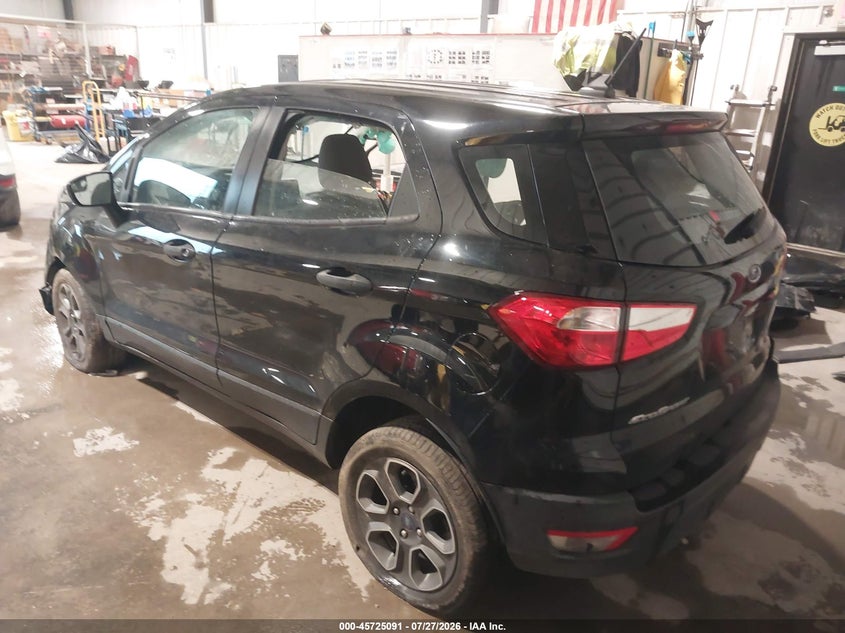 Vin: maj3s2fe4mc434521, lot: 46223790, ford ecosport s 20213