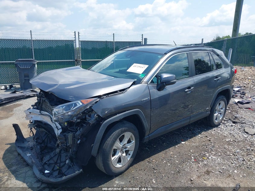 Vin: 4t3rwrfv2mu023360, lot: 46223846, toyota rav4 hybrid xle 20212