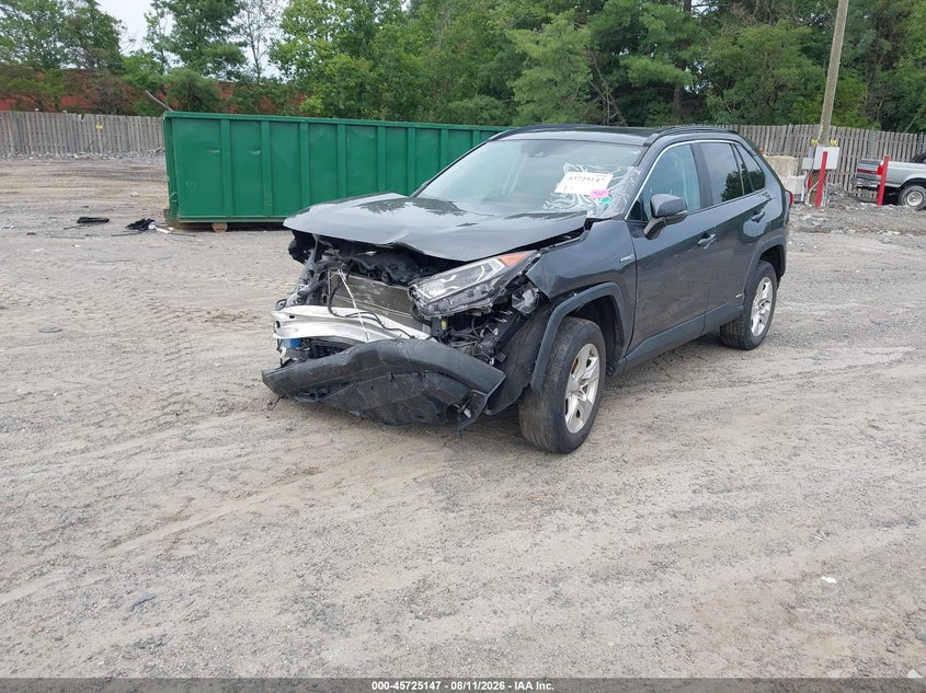 Vin: 4t3rwrfv2mu023360, lot: 46223846, toyota rav4 hybrid xle 20212