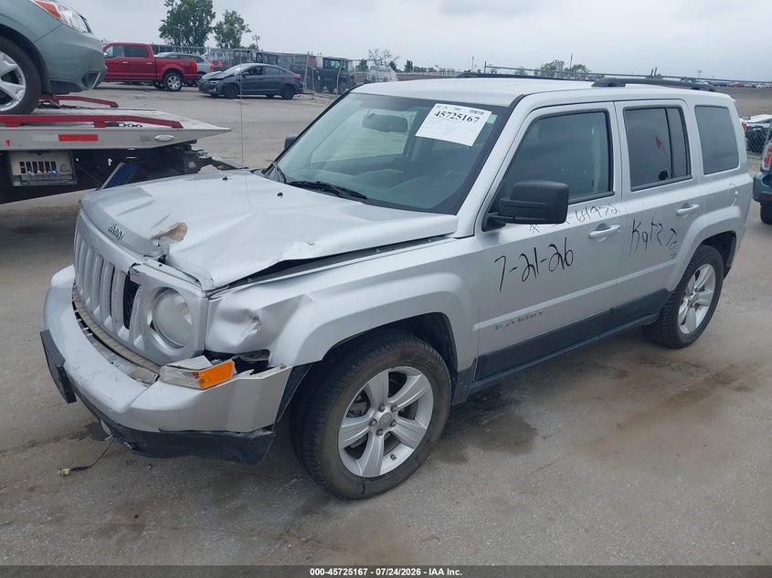 Vin: 1c4njpfa4dd260542, lot: 46223866, jeep patriot latitude 20132