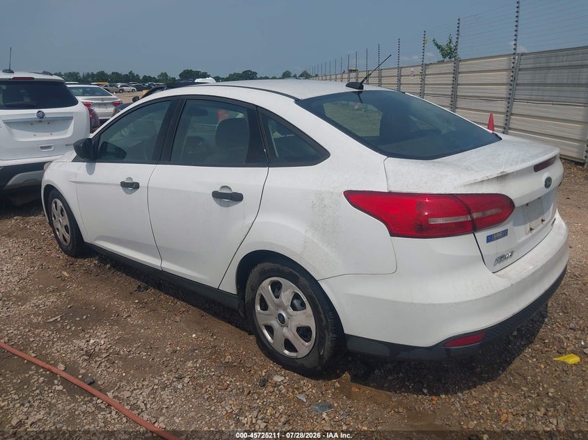 Vin: 1fadp3e28gl236578, lot: 46223910, ford focus s 20163