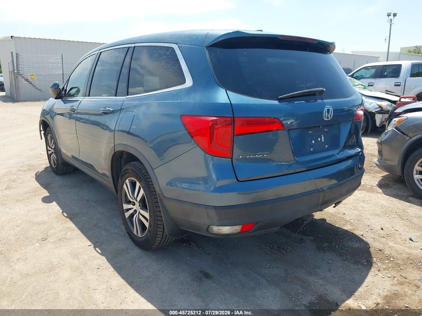 Vin: 5fnyf5h51gb045751, lot: 46223911, honda pilot ex-l 20163