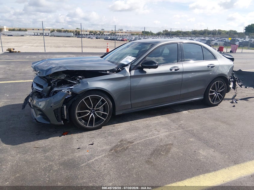 Vin: w1kwf6eb7lr571884, lot: 46223930, mercedes-benz amg c 43 4matic 20202