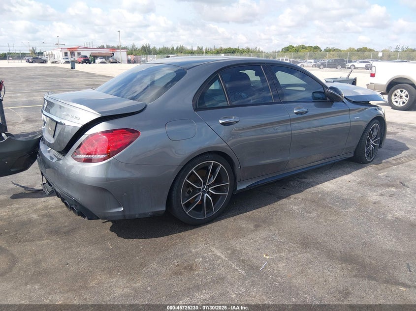 Vin: w1kwf6eb7lr571884, lot: 46223930, mercedes-benz amg c 43 4matic 20204