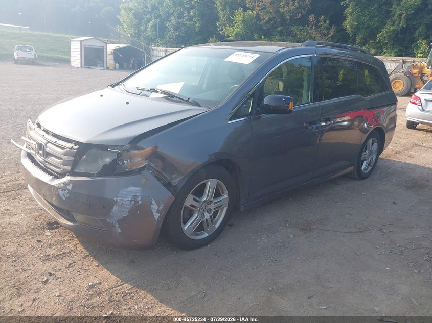 Vin: 5fnrl5h98bb092090, lot: 46223933, honda odyssey touring/touring elite 20112