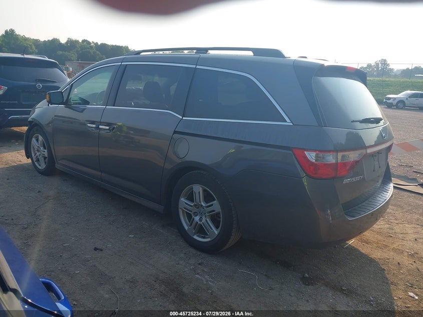 Vin: 5fnrl5h98bb092090, lot: 46223933, honda odyssey touring/touring elite 20113