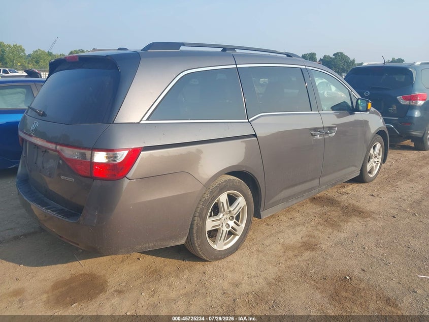 Vin: 5fnrl5h98bb092090, lot: 46223933, honda odyssey touring/touring elite 20114