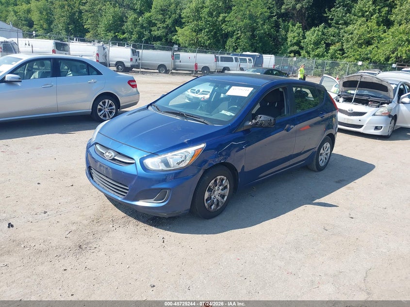 Vin: kmhct5aexfu207651, lot: 46223943, hyundai accent gs 20152