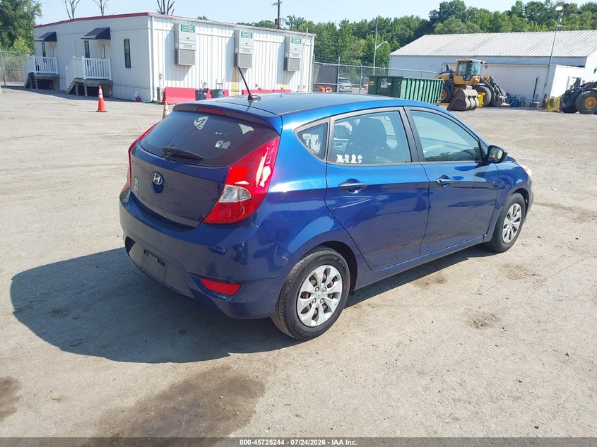 Vin: kmhct5aexfu207651, lot: 46223943, hyundai accent gs 20154