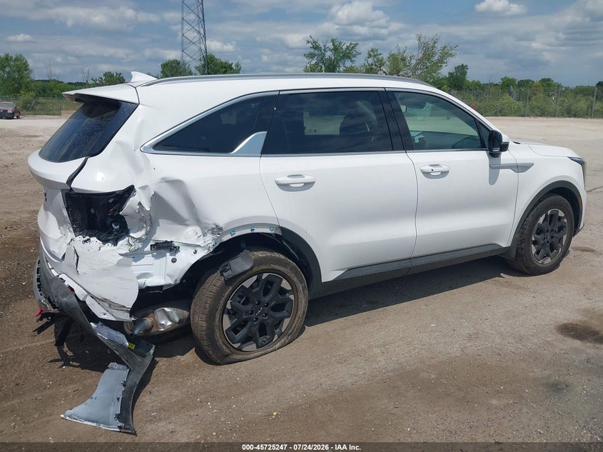 Vin: 5xyrl4jc8tg440643, lot: 46223946, kia sorento s 20264