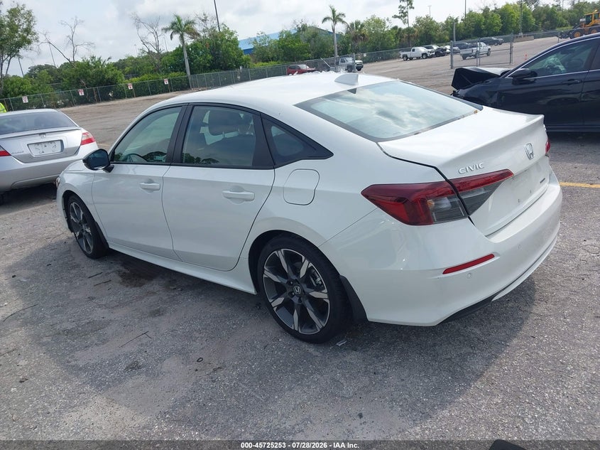 Vin: 2hgfe4f81sh342847, lot: 46223952, honda civic hybrid sport/sport touring 20253