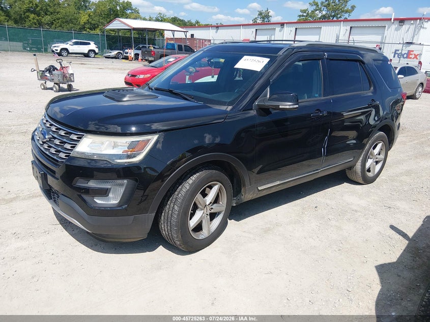 Vin: 1fm5k8d86hgd09436, lot: 46223962, ford explorer xlt 20172