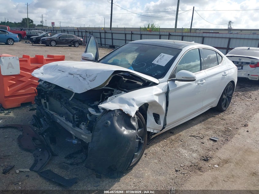 Vin: kmtg34ta0pu126218, lot: 46223964, genesis g70 2.0t rwd 20232