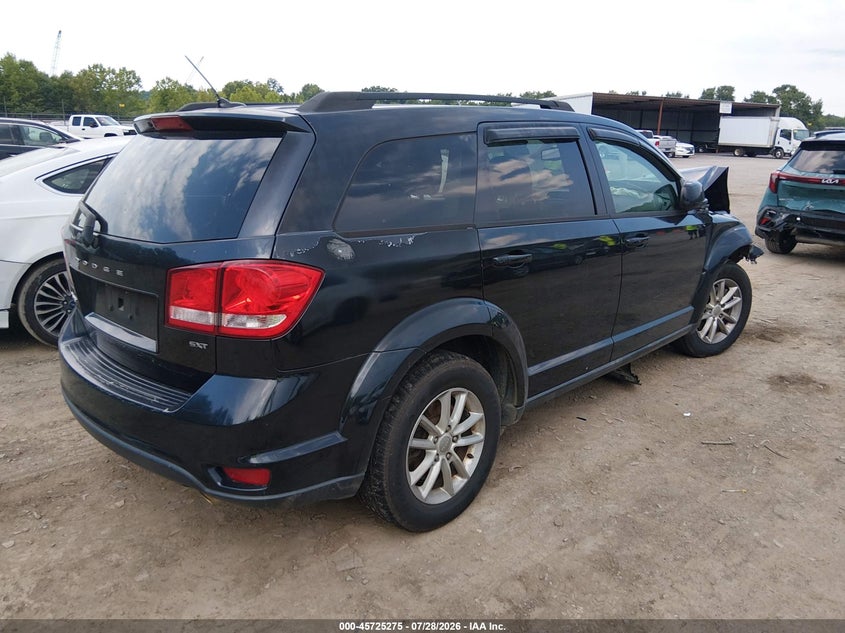 Vin: 3c4pddbg1dt504618, lot: 46223974, dodge journey sxt 20134