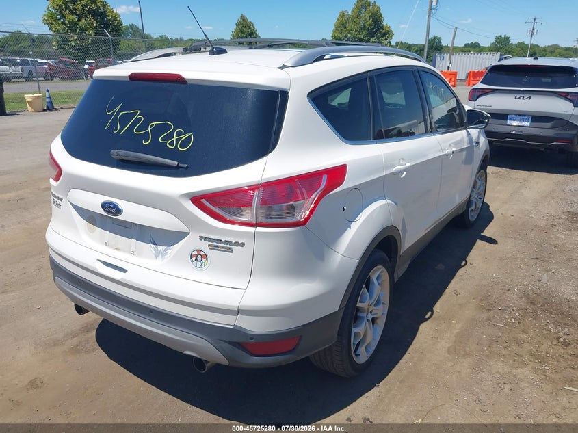 Vin: 1fmcu9j94dub05783, lot: 46223979, ford escape titanium 20134
