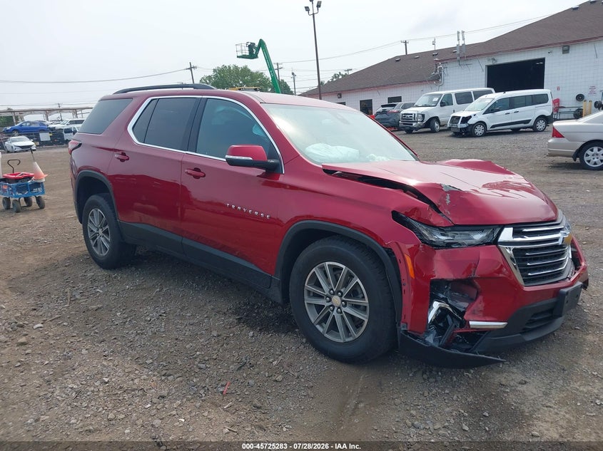 Vin: 1gnevgkw5nj139132, lot: 46223982, chevrolet traverse awd lt cloth 2022 img_1