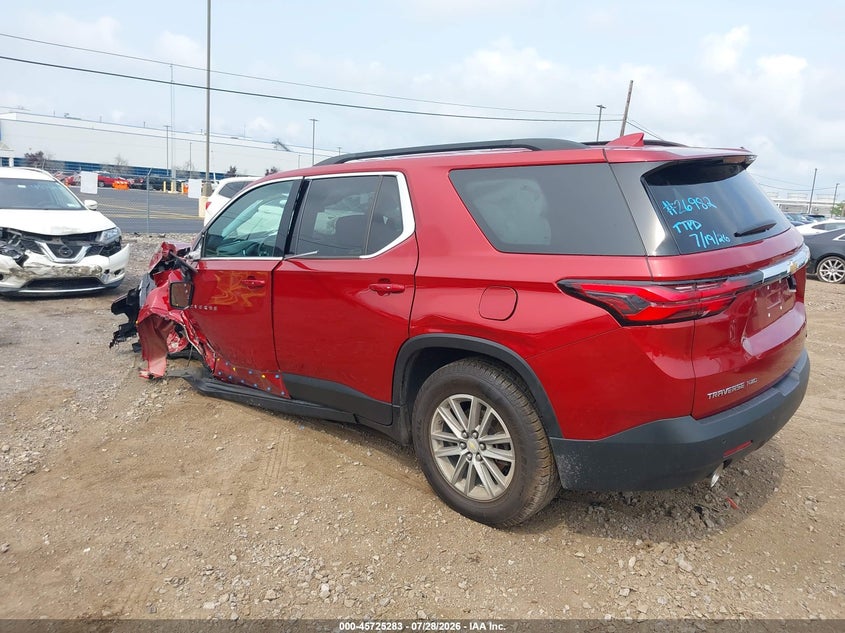 Vin: 1gnevgkw5nj139132, lot: 46223982, chevrolet traverse awd lt cloth 20223