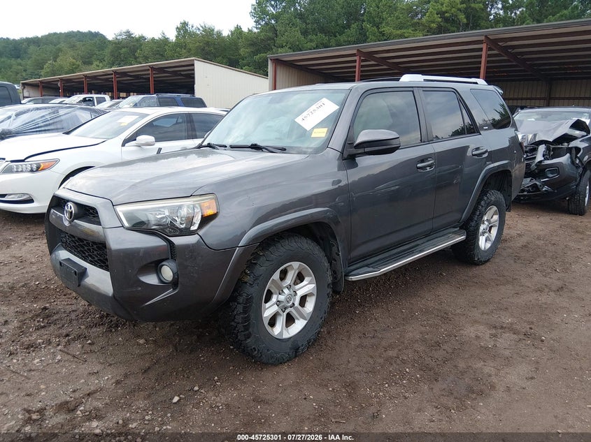 Vin: jtezu5jr1f5097237, lot: 46224000, toyota 4runner sr5 20152