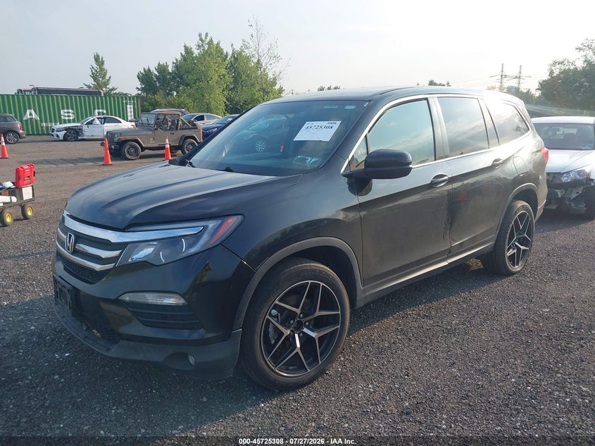 Vin: 5fnyf6h54gb116205, lot: 46224007, honda pilot ex-l 20162