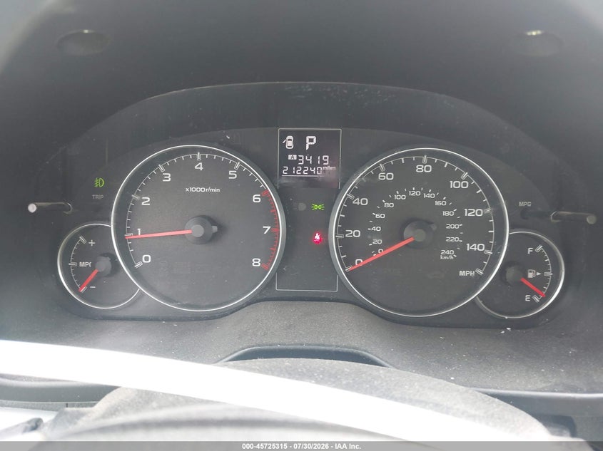 2014 SUBARU OUTBACK auction photo 7