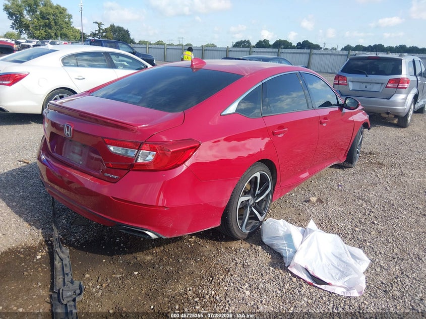 Vin: 1hgcv1f35la059504, lot: 46224054, honda accord sport 20204