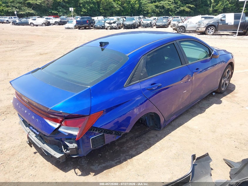 Vin: kmhls4ag6pu487391, lot: 46224059, hyundai elantra sel 20234