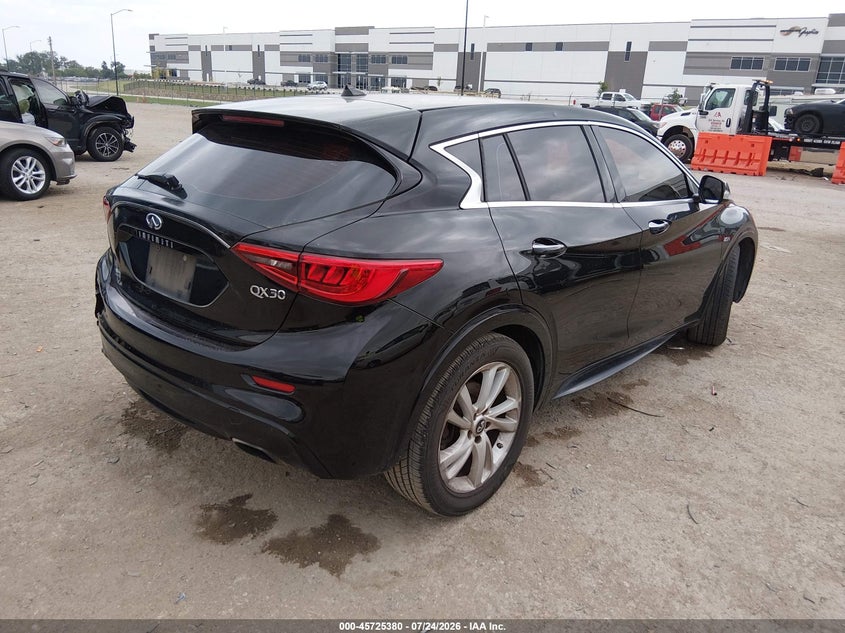 Vin: sjkch5cp6ja057159, lot: 46224079, infiniti qx30 luxury 20184