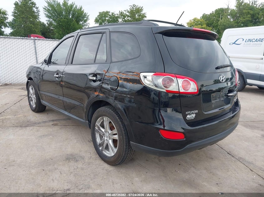 Vin: 5xyzkdag1bg087294, lot: 46224081, hyundai santa fe limited v6 20113